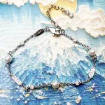 bracelet élégant en perles d'eau douce