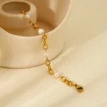 bracelet femme en perles d'eau douce