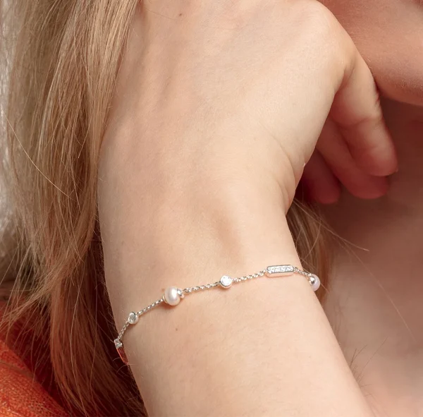 bracelet de perles d'eau douce fins