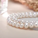 bracelet mode perle d'eau douce blanche