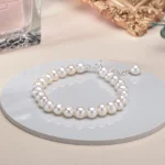 bracelet élégant perle d'eau douce blanche