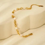 jolie bracelet de perles d'eau douce pour femme