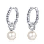 accessoire mode boucle d'oreille perle de culture Billie