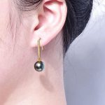 accessoire mode boucle d'oreille perle de Tahiti