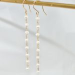 accessoire mode boucle d'oreille perle pendante