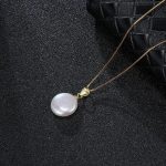 accessoire mode collier perle plate