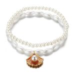 accessoire tendance bracelet de cheville en perles