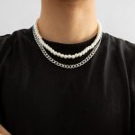 anatole - collier perle et chaine