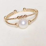 bague en argent perle de culture Ursula