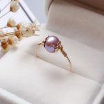 bague ornée de perle de culture