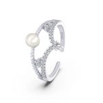 bague élégante perle de culture Carmen