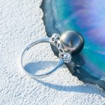 bague artisanale perle de tahiti lidie