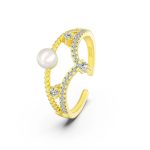 bague Carmen avec perle de culture