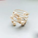 bague souple perle de culture Nina