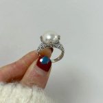 bague perle naturelle Rossa