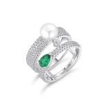 bague Angela avec perle de culture