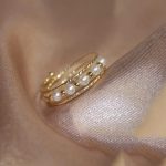 bague élégante perle de culture Manuela