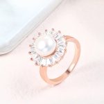 bague en argent avec perle de culture Marta
