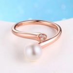 bague élégante perle de culture Adrianna