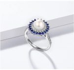 bague élégante perle de culture maria