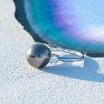 bague élégante perle de tahiti lidie