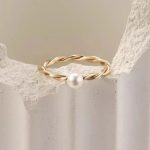 bague en perle de culture