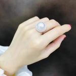 bague élégante perle de culture
