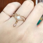 bague Inès avec perle de culture