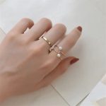 bague artisanale or perle de culture