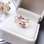 bague or avec perle de culture