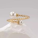 bague or perle de culture