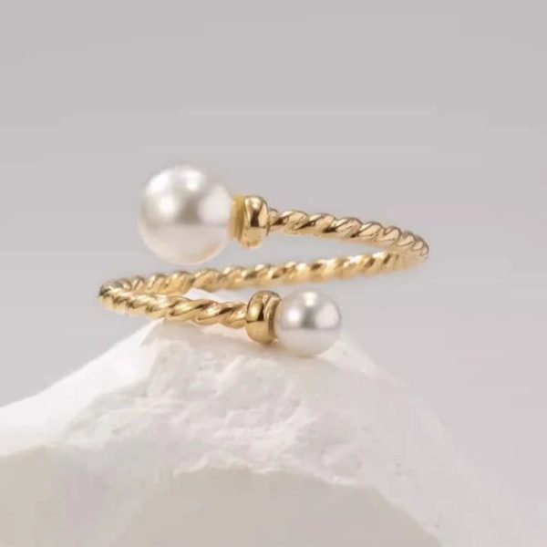 bague or perle de culture