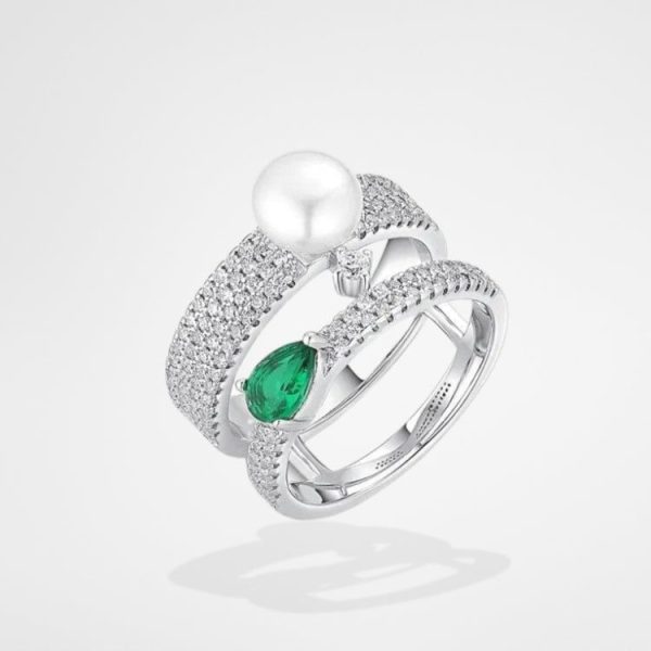 bague perle de culture Angela