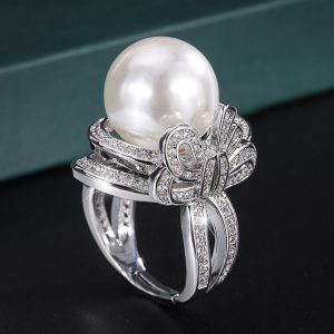 bague perle de culture clarisse
