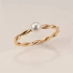 bague perle de culture