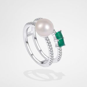 bague perle de culture Laura