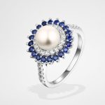 bague perle de culture maria