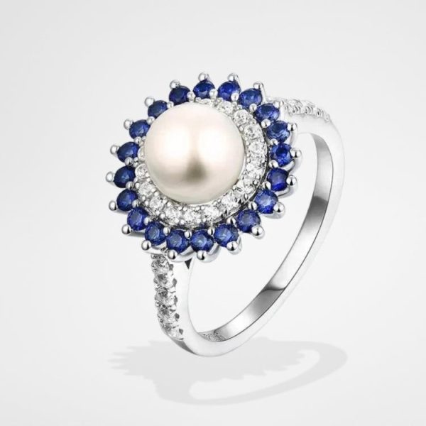 bague perle de culture maria