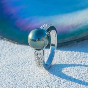 bague perle de tahiti