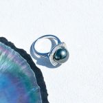bague en perle noire de Tahiti