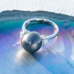 bague perlée de tahiti lidie