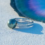 bague élégante perle de tahiti