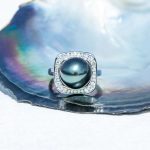 bague de luxe en perle de Tahiti