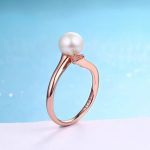 bague en argent perle de culture