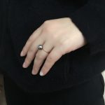 bague tahitienne avec perle vaihere