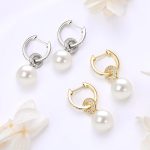 bijou boucle d'oreille en perle de culture