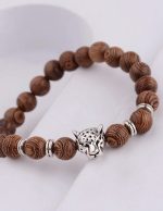 bijou bracelet tête de léopard