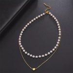 bijou Colette collier perle cœur