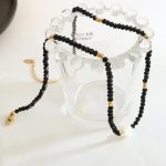 bijou collier perle colorée
