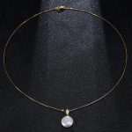 bijou collier perles plates Lissa